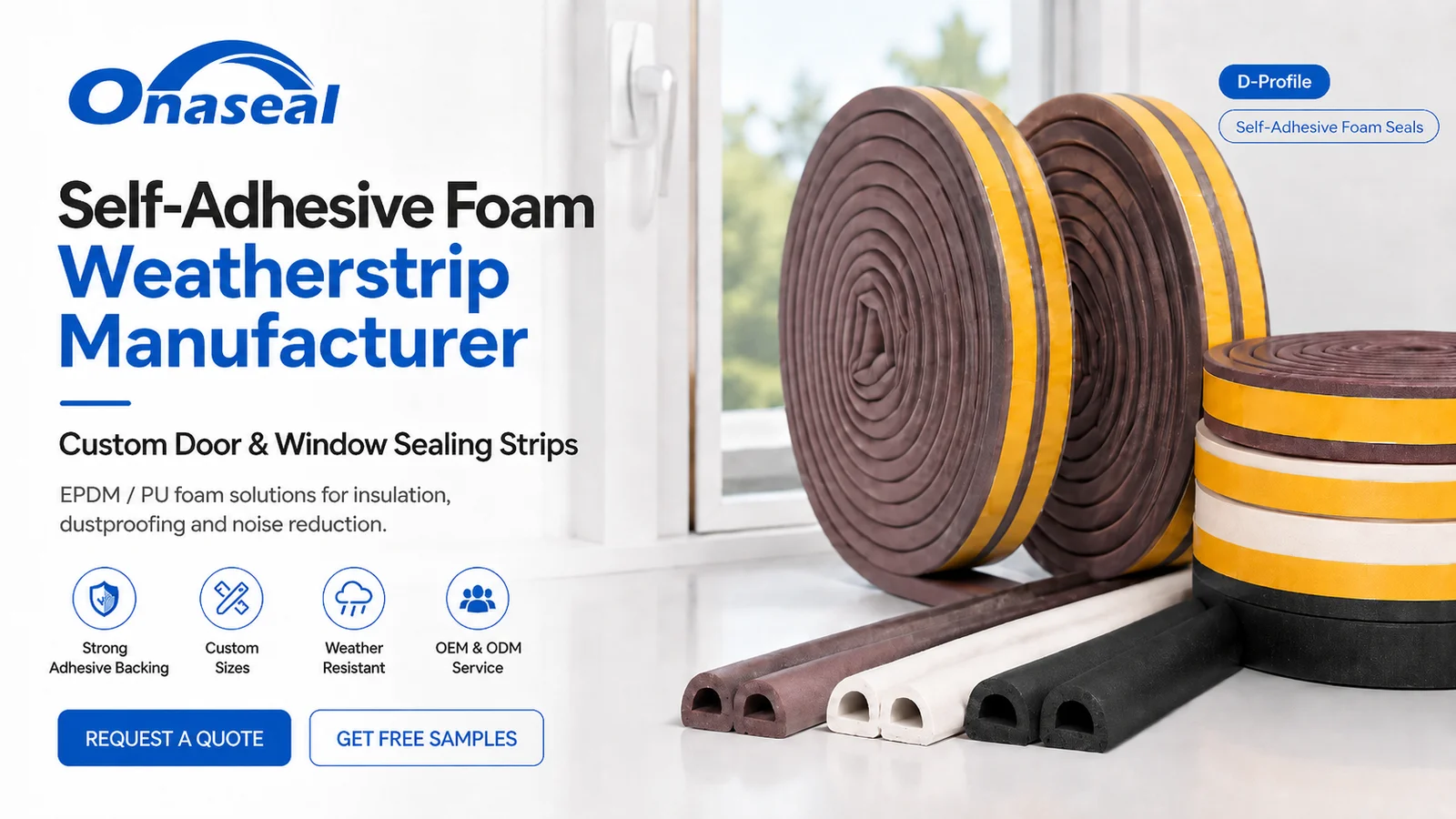Self-Adhesive Foam Seals